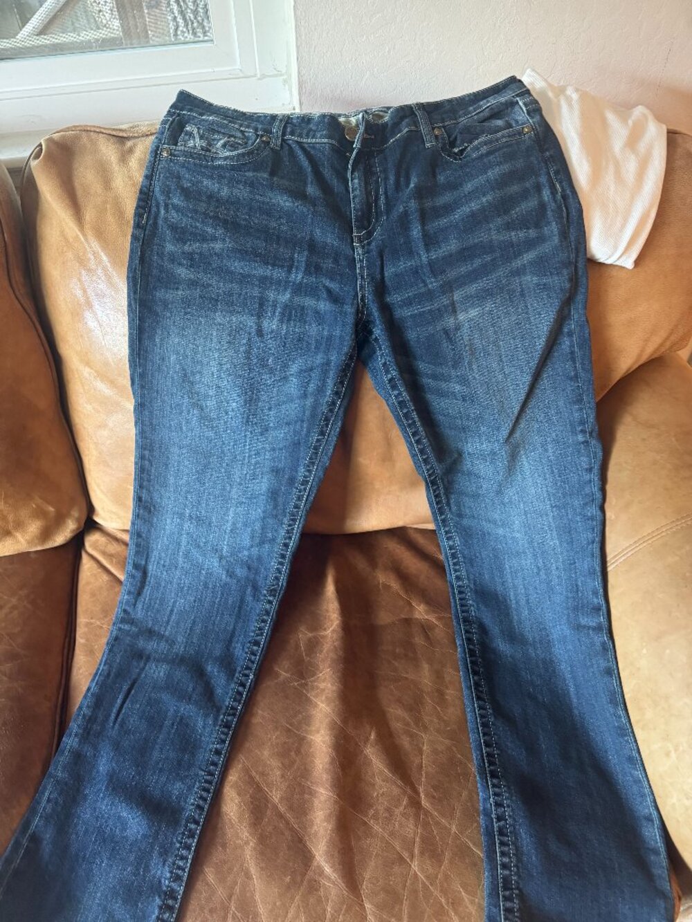 Kut from the Kloth Stevie Straight Leg Jeans, size 14